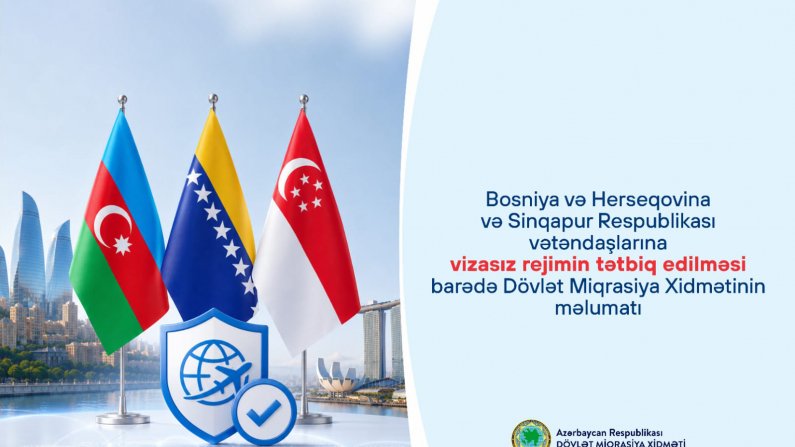 Bosniya və Herseqovina, Sinqapur vətəndaşlarına Azərbaycana vizasız giriş imkanı yaradılıb