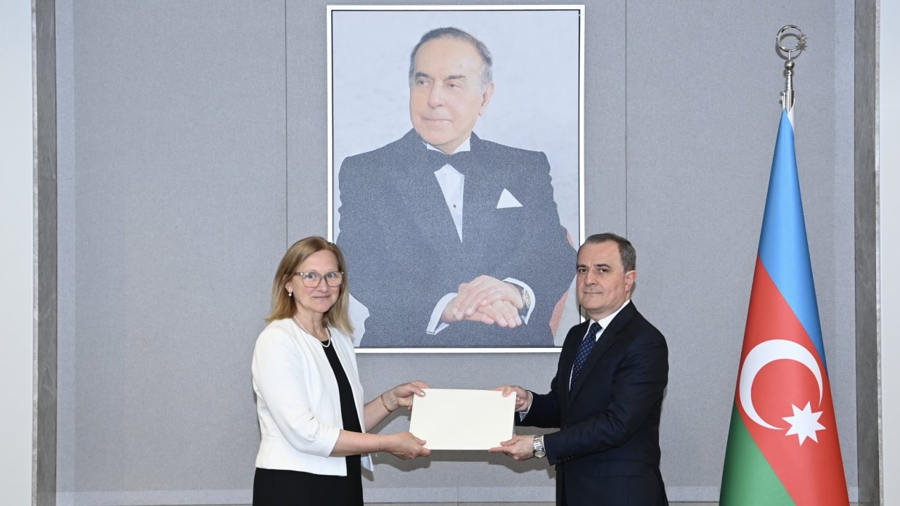 Ceyhun Bayramov Estoniyanın Azərbaycandakı yeni səfiri ilə görüşüb
