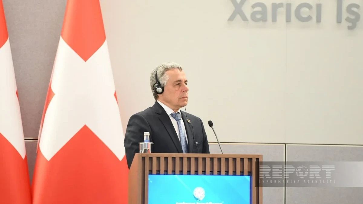 İsveçrənin XİN başçısı: Azərbaycan və Ermənistan arasında sülh prosesini dəstəkləyirik