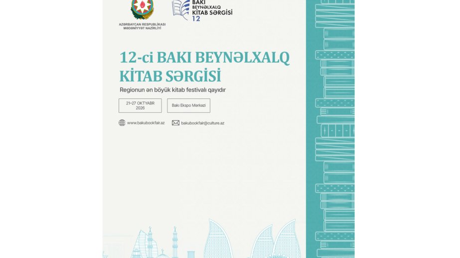 XII Bakı Beynəlxalq Kitab Sərgisinə qeydiyyat davam edir