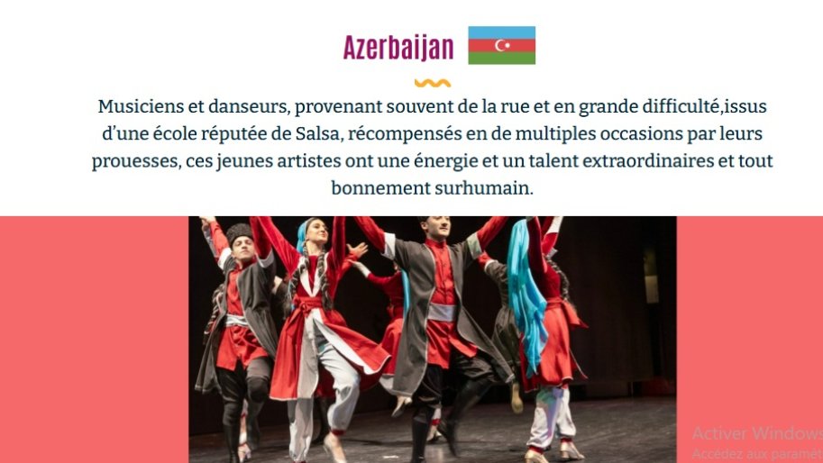 Ritm Dance Group represents Azerbaijan in Montoire World Folklore Festival