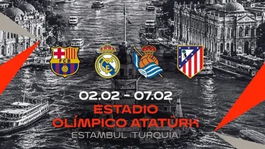 Istanbul to host 2027 Spanish Super Cup featuring Barca, Madrid