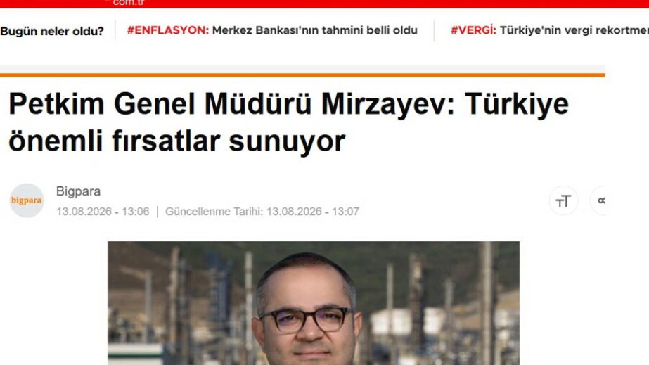 General Manager highlights Türkiye’s petrochemical potential