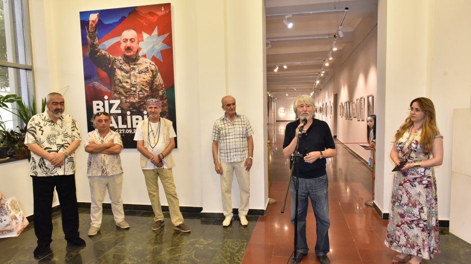Rəssam və şair Nazim Şahın “13-cü dua” adlı fərdi sərgisi açılıb