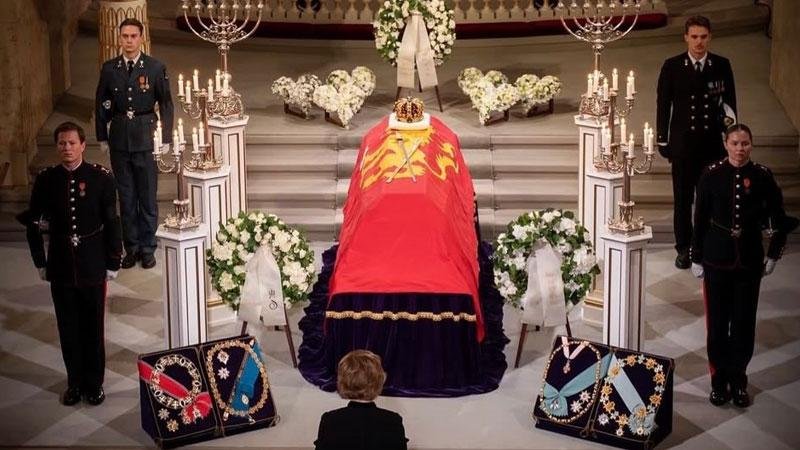 Norveç Kralı 5’inci Harald için Oslo'da cenaze töreni düzenlendi