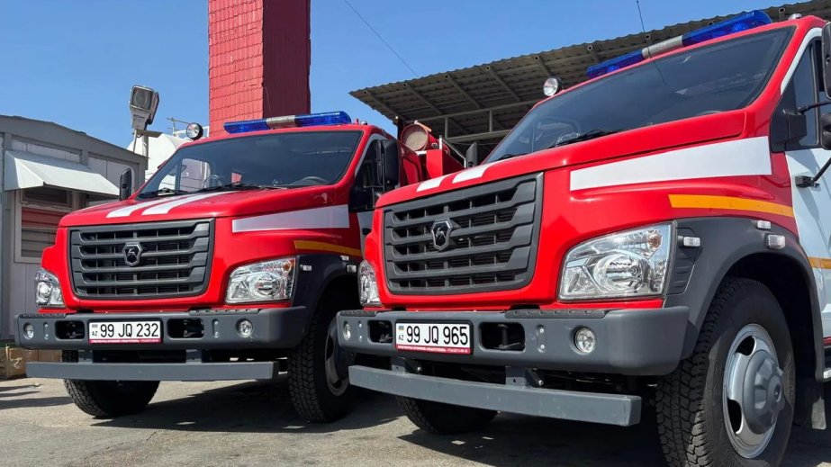 New firefighting vehicles commissioned as part of cooperation between SOCAR and Azerbaijan’s Ministry of Emergency Situations