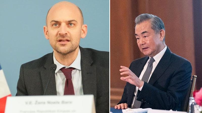 Chinese and French Foreign Ministers Hold Phone Talks