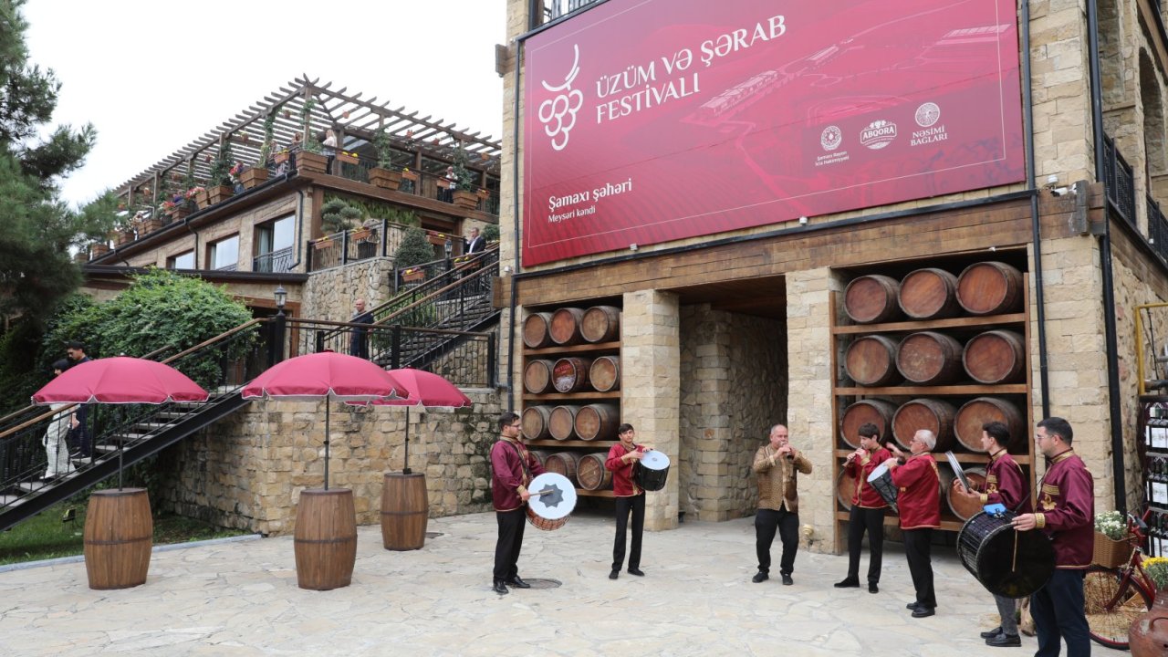 Şamaxıda Üzüm və Şərab Festivalı başlayıb