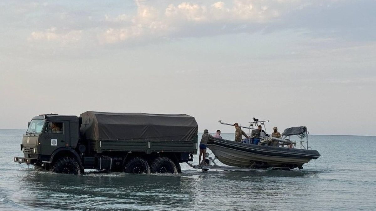 Kazakhstan finds bodies of two servicemen swept into Caspian Sea