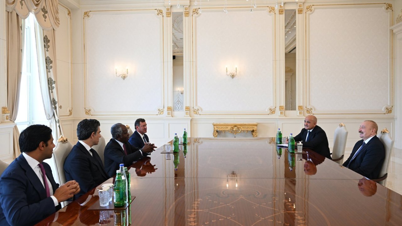 Prezident İlham Əliyev “Global Infrastructure Partners” şirkətinin rəhbərini qəbul edib