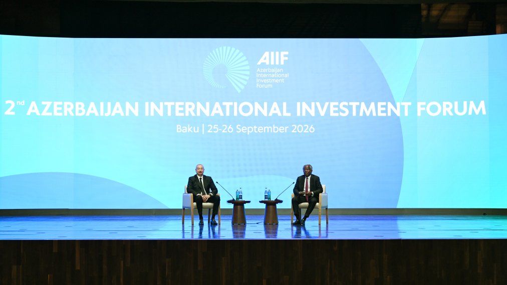 President Ilham Aliyev attended event held as part of 2nd Azerbaijan International Investment Forum