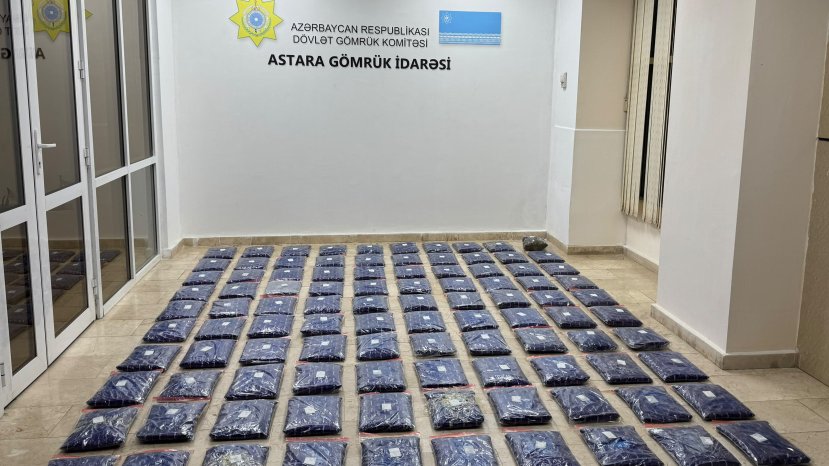 Gömrük nəzarətindən gizlədilən 52 kiloqramadək marixuana aşkarlanıb