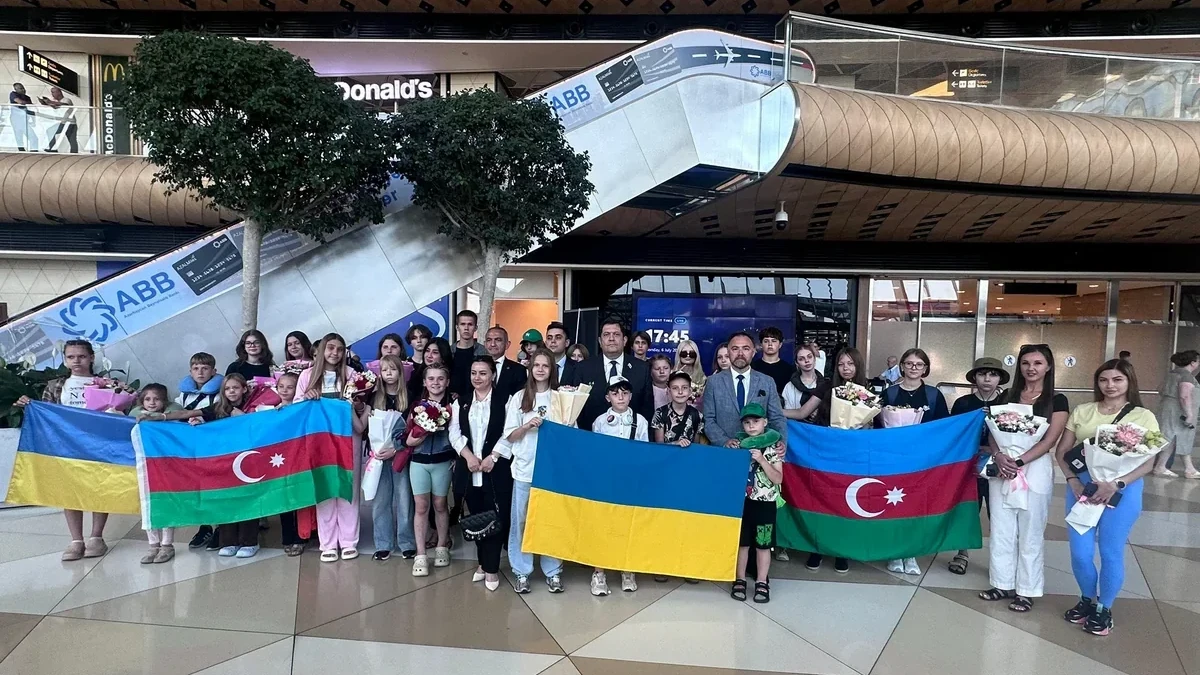 Daha bir qrup ukraynalı uşaq bu gün Azərbaycana gətiriləcək