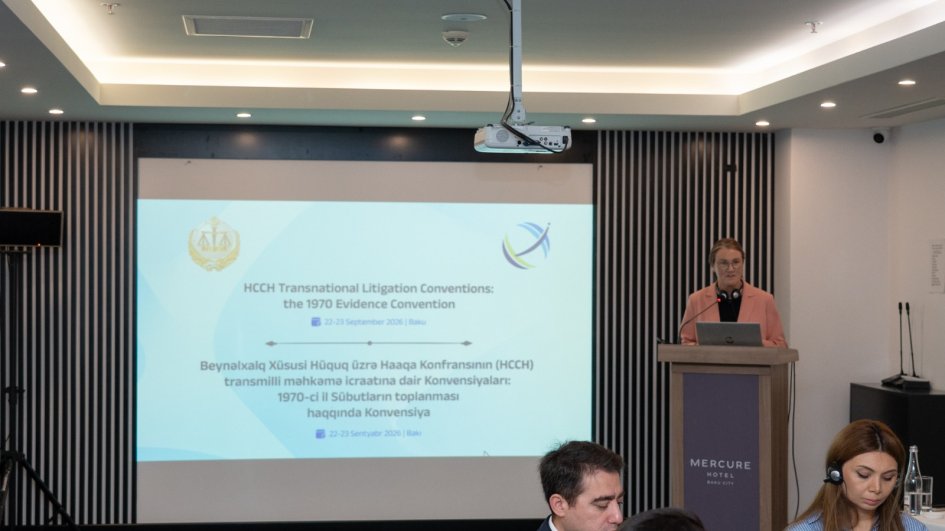 Representatives of Azerbaijan’s Ministry of Justice participate in international training