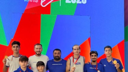Azərbaycanın batut gimnastları beynəlxalq turnirdə 6 medal qazanıblar