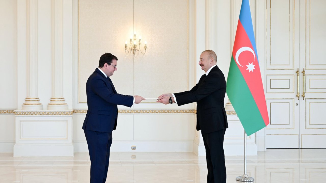 Prezident İlham Əliyev Avstriyanın Azərbaycanda yeni təyin olunmuş səfirini qəbul edib