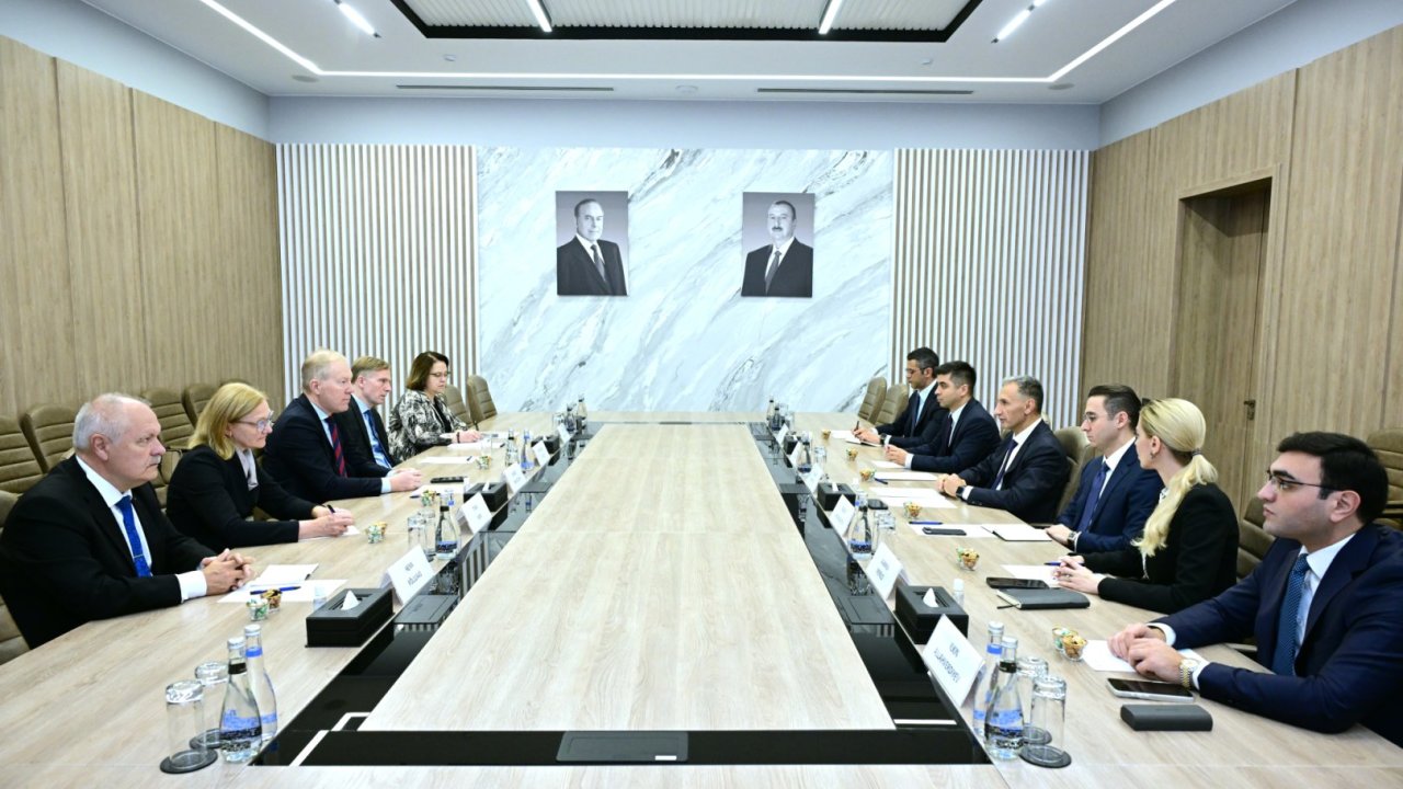 Rəşad Nəbiyev Estoniya Parlamentinin Xarici Əlaqələr Komitəsinin sədri ilə görüşüb