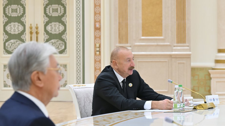 President: Azerbaijan is working jointly with Kazakhstan and Uzbekistan to create a green energy corridor