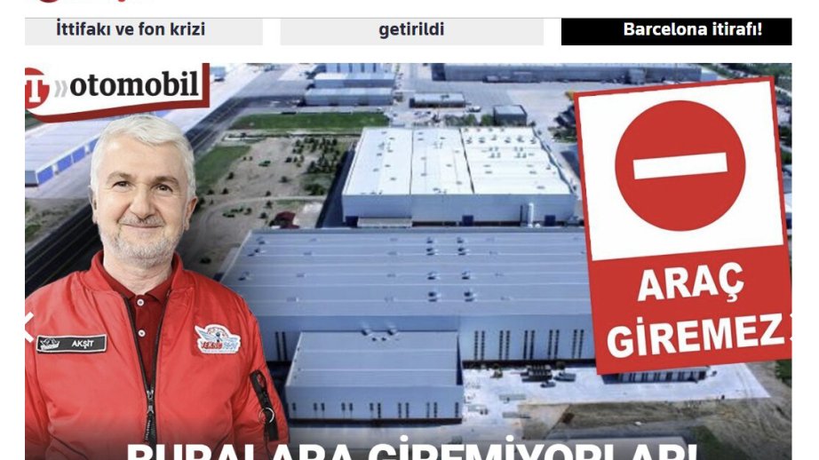 Türkiyənin müdafiə sənayesi şirkətləri xaricdə istehsal olunan elektromobillərə giriş qadağası qoyub