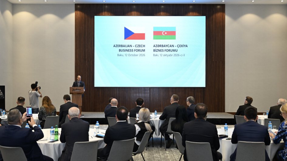 Azerbaijan–Czech Business Forum gets underway in Baku