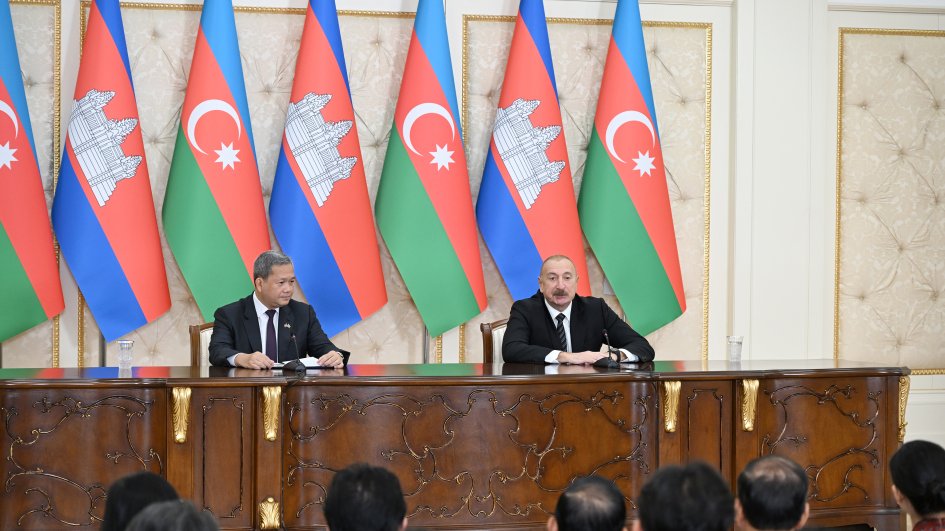 Prezident İlham Əliyev: Azərbaycan və Kamboca ikitərəfli ticarətin inkişafına yönəlmiş işçi qrupu yaratmaq barədə razılığa gəliblər