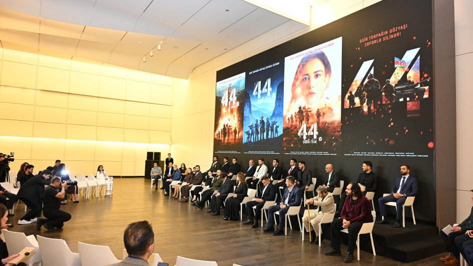 Azərbaycanın nəhəng kinematoqrafiya layihələrindən birinin – “44” bədii filminin premyerası olub