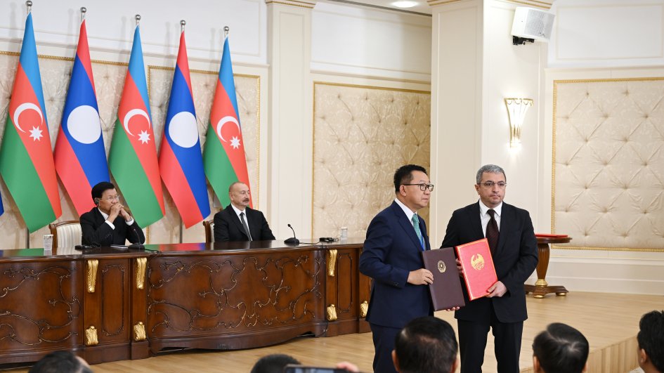 Azerbaijan and Laos adopted Joint Statement and exchanged documents