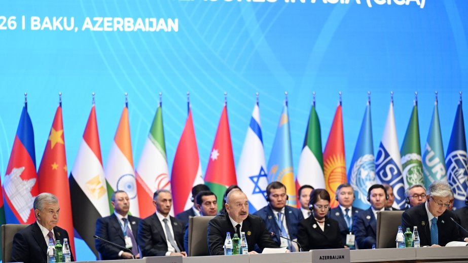 President Ilham Aliyev speaks about liberation of Azerbaijani territories at CICA Summit