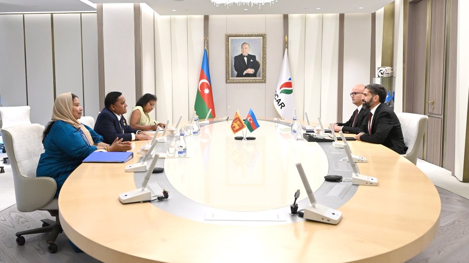 SOCAR President meets with Sri Lanka’s Minister of Foreign Affairs, Foreign Employment and Tourism