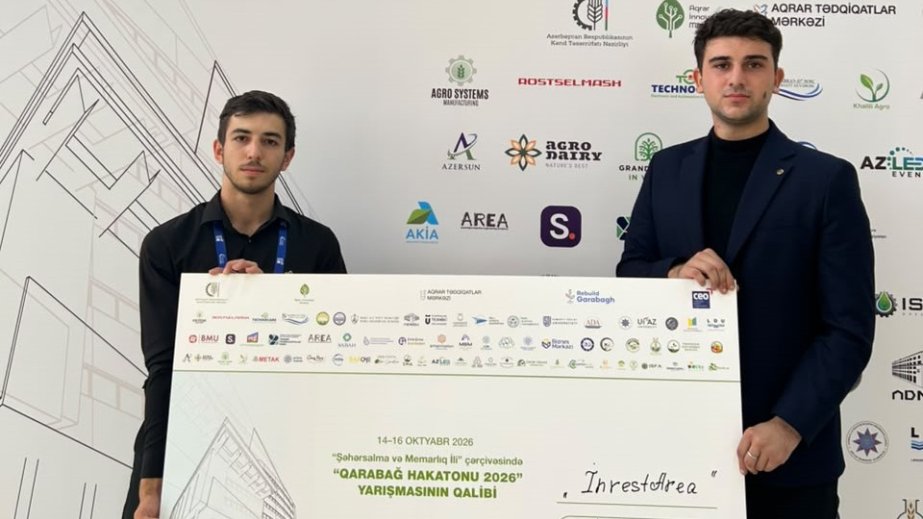 BMU tələbələri “Qarabağ Hakatonu 2026”nın qalibi olublar