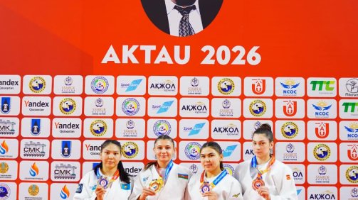 Azerbaijani judokas win 14 medals at Aktau Asian Open 2026