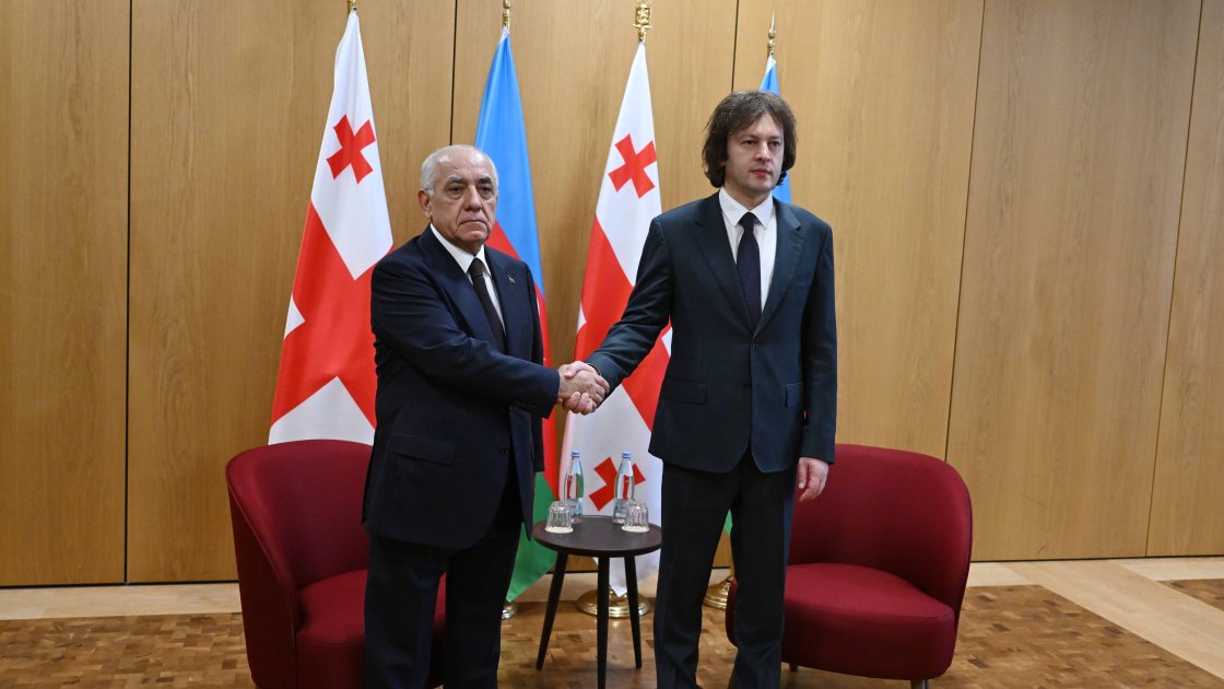 Azerbaijani, Georgian PMs hold one-on-one meeting in Georgia